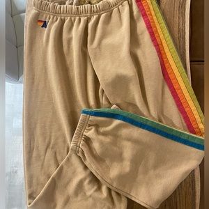 Aviator Nation 5 stripe unisex sweatpants